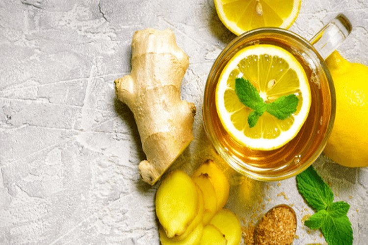 دمنوش زنجبیل و اثرات آن بر نفخ شکم