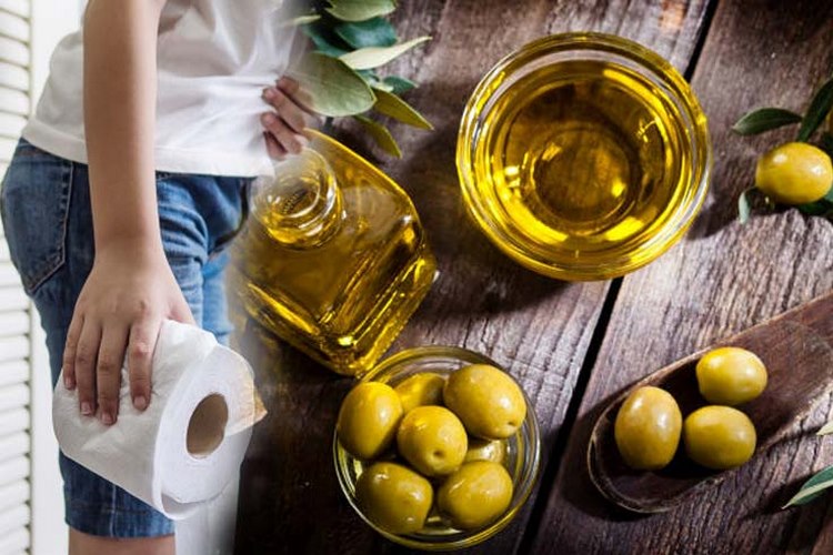 روغن زیتون و ترکیبات دیگر برای درمان یبوست