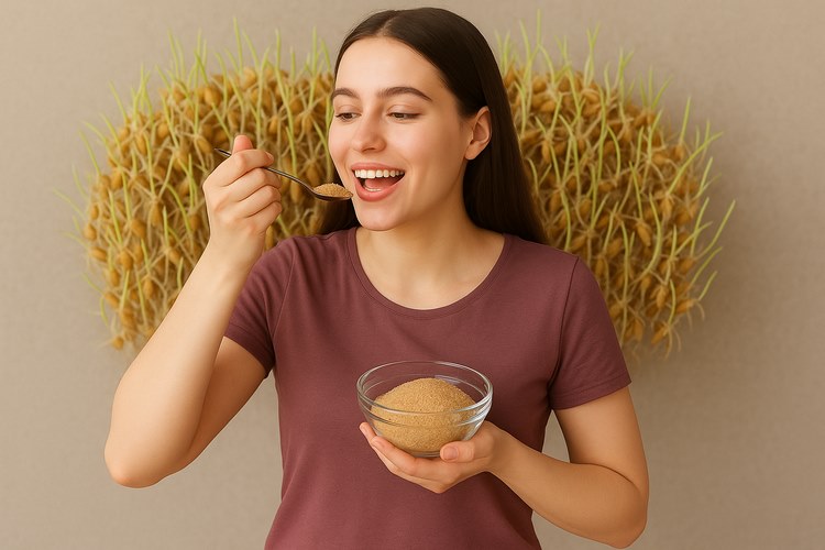 مقدار مصرف روزانه پودر جوانه گندم برای افزایش وزن و چاقی