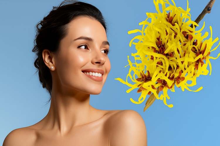 فواید فندق افسونگر برای پوست